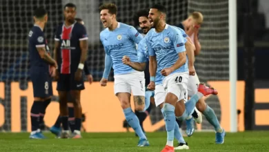 Manchester City beat PSG and reached the Champions League playoffs from the first place