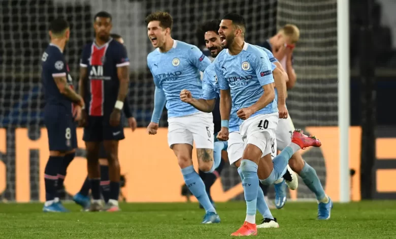 Manchester City beat PSG and reached the Champions League playoffs from the first place