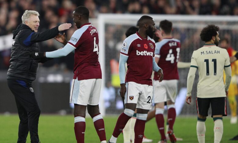 West Ham beat Liverpool and climbed to third place in the EPL