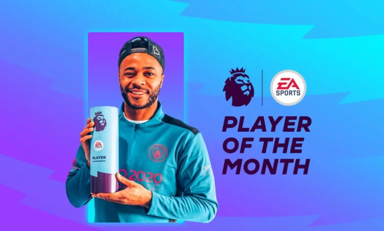 Sterling named Premier League Player of the Month